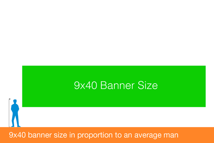 9x40 banners