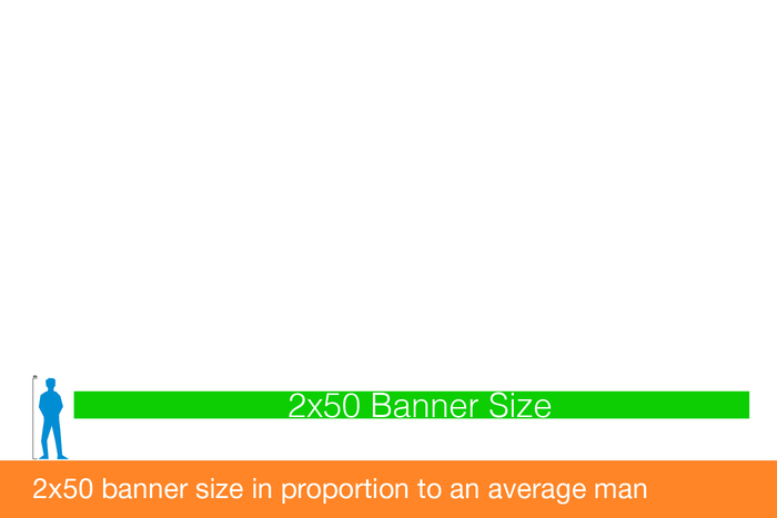 2x50 banners