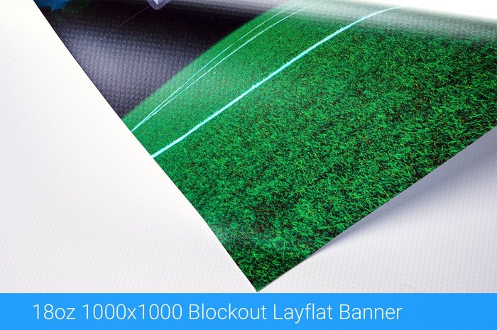 18 oz Blockout Layflat Outdoor Banner