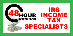IRS Income Tax Specialists Banner