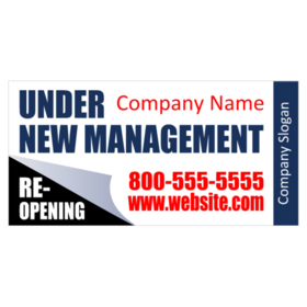 Under New Management corporate banner