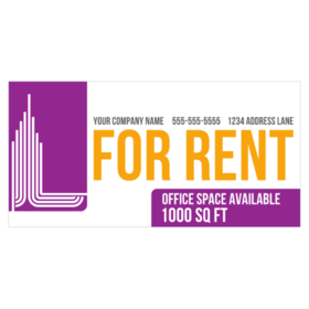 For Rent Banners