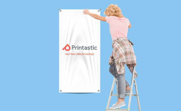 4x2 Banners | Custom Printed 4x2 Vinyl Banner - $11.92