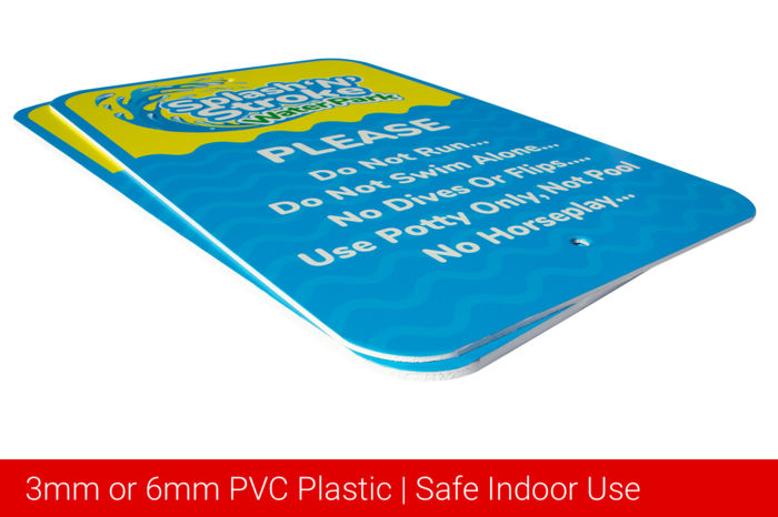 3mm or 6mm PVC Plastic safe indoor use