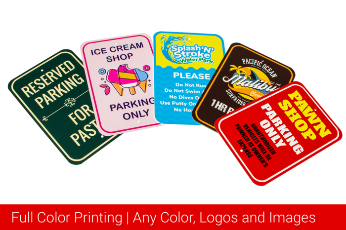 Full Color Printing Any Color, logos and images