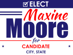 candidate political yard sign template 9802