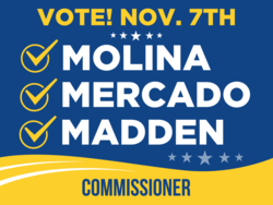 commissioner political yard sign template 10032