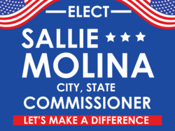 commissioner political yard sign template 10080