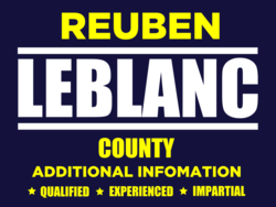county political yard sign template 10210