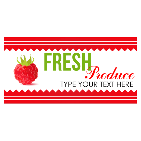 Farmer's Market Banners - Grocery Farm Fresh Produce Banners