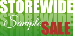 Storewide Sample Sale Banner