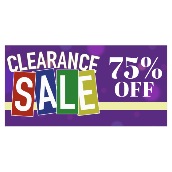 Clearance Sale Banners | Printastic.com