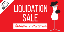 Liquidation Fashion Sale Banner
