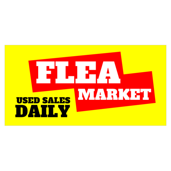 Customized Flea Market Vinyl Banners