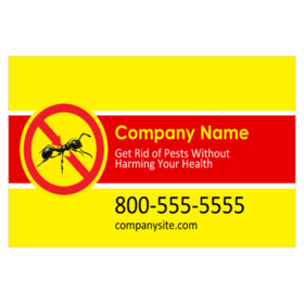 Custom Magnetic Truck Signs for Pest Control Contractors