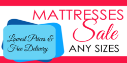 Low Price Free Delivery Mattresses Sale Banner