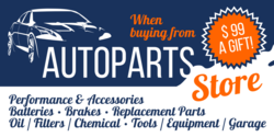 Gift Offer Auto Parts Banner