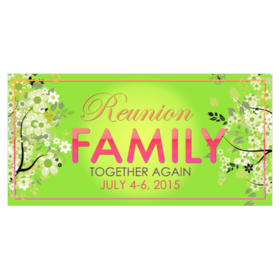 Personalized Family Reunion Banners Arts Arts