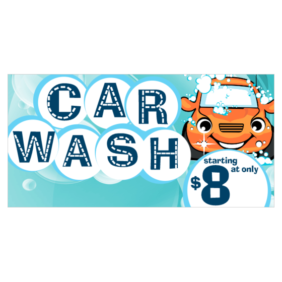 Car Wash Banners | Printastic.com