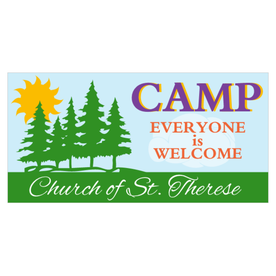 Promote Your Upcoming Event With A Customized Church Camp Banner