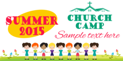 Church Summer Camp Ad Banner