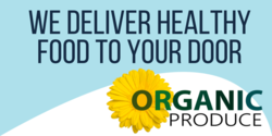 We Deliver Organic Produce Banner