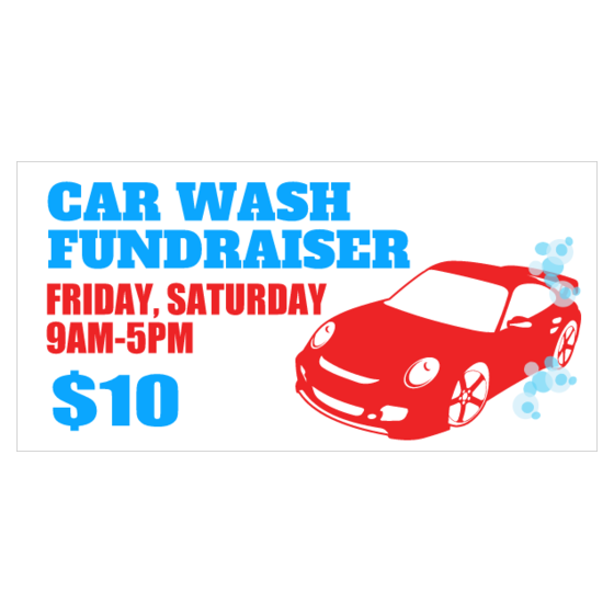 Car Wash Banners | Printastic.com