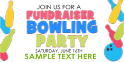 Bowing Party Fundraiser Banner
