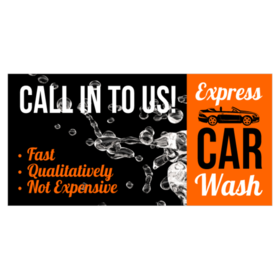 Car Wash Banners | Printastic.com