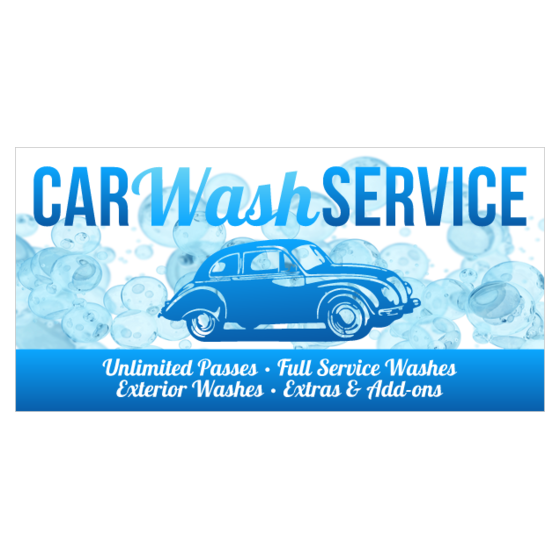 Car Wash Banners | Printastic.com