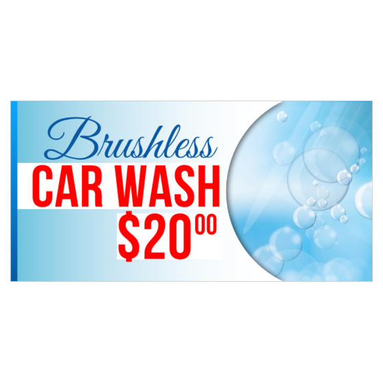 Car Wash Banners | Printastic.com