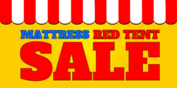 Mattress Tent Sale Banner