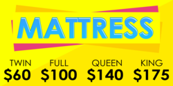 Mattress Price Listings Sale Banner