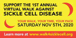 Sickle Cell Virtual Walk Banner