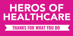Heroes of Healthcare Thanks Banner