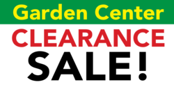 Clearance Sale Garden Center Banner