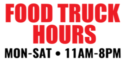 Food Truck Hours Open Banner