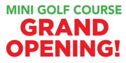 Miniature Golf Grand Opening Banner