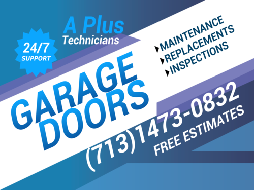 Garage Door Sales and Installation Yard Signs