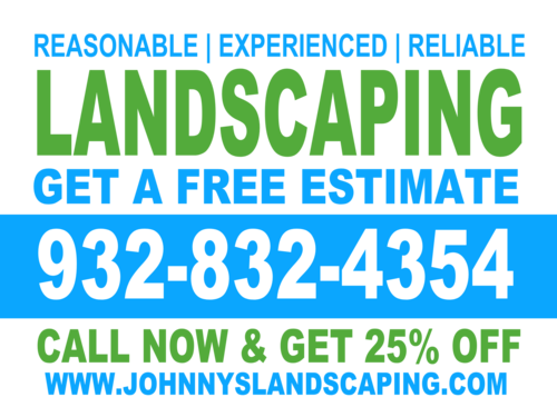 Landscaping Yard Signs | Printastic