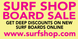 Surf Shop Surfboard Sale Banner
