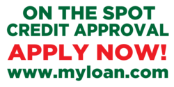 On The Spot Credit Approval Banner