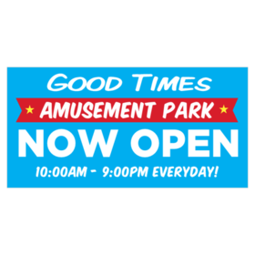 Banners and Signs for Amusement Parks