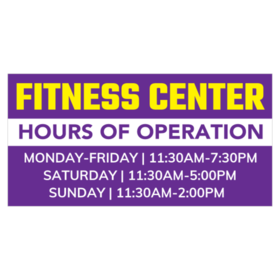 Fitness Center Banners
