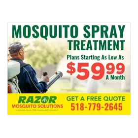 mosquito spray yard signs