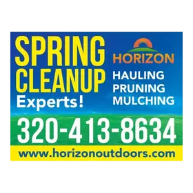 spring cleanup yard signs