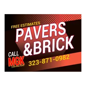 pavers brick yard signs