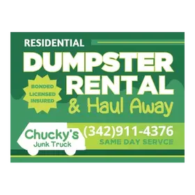 dumpster rental yard signs