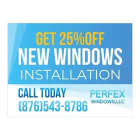 window installation yard signs