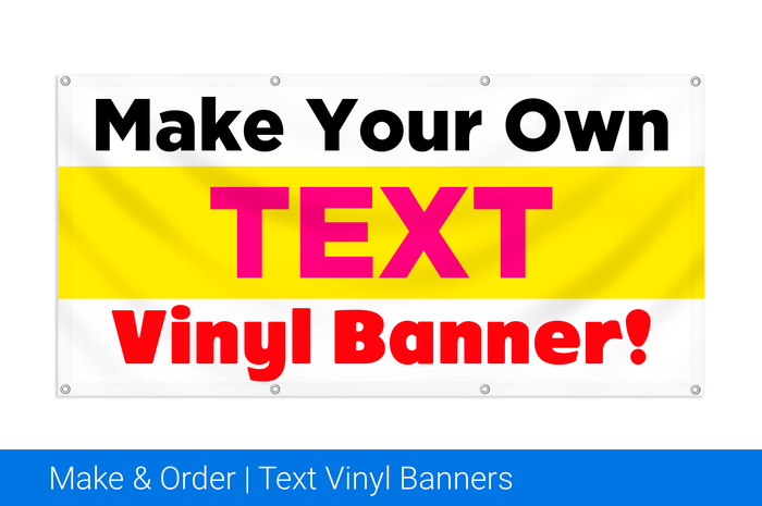 text banners